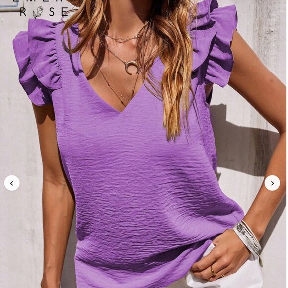 Brand New Blouse / Top Mauve Purple Size 12 (XL) - Picture 1 of 6